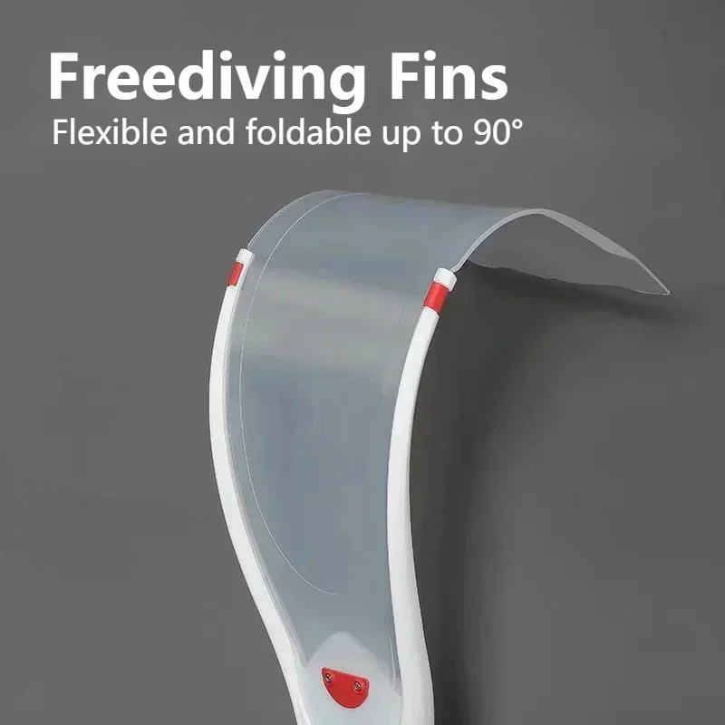 Flippers Swimming - シュノーケリング用男女兼用フリーダイビングPPフィン、スピアフィッシング用ロングフィン、快適で柔軟性があり軽量なスイミング用ロングフィン