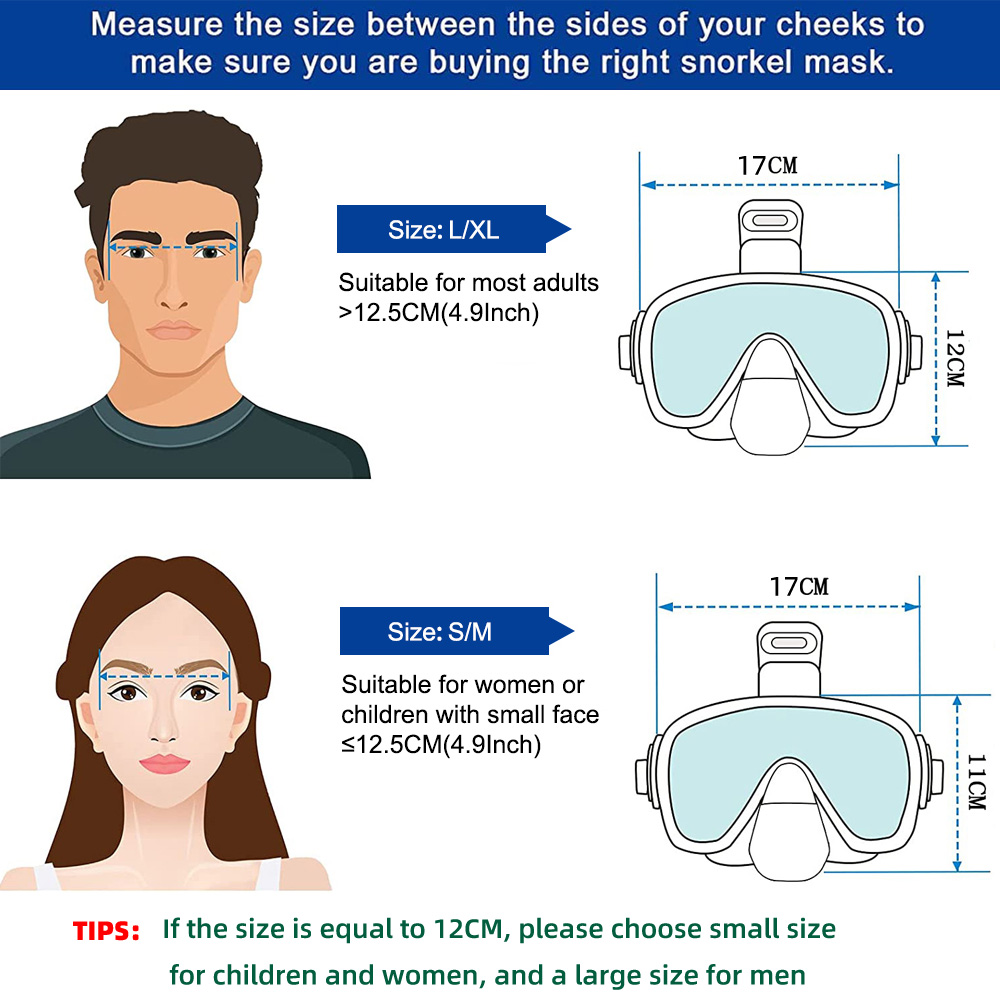 ダイビングマスク 折りたたみ式曇り止めシュノーケルマスクセッ - Snorkel Set のレビューと価格