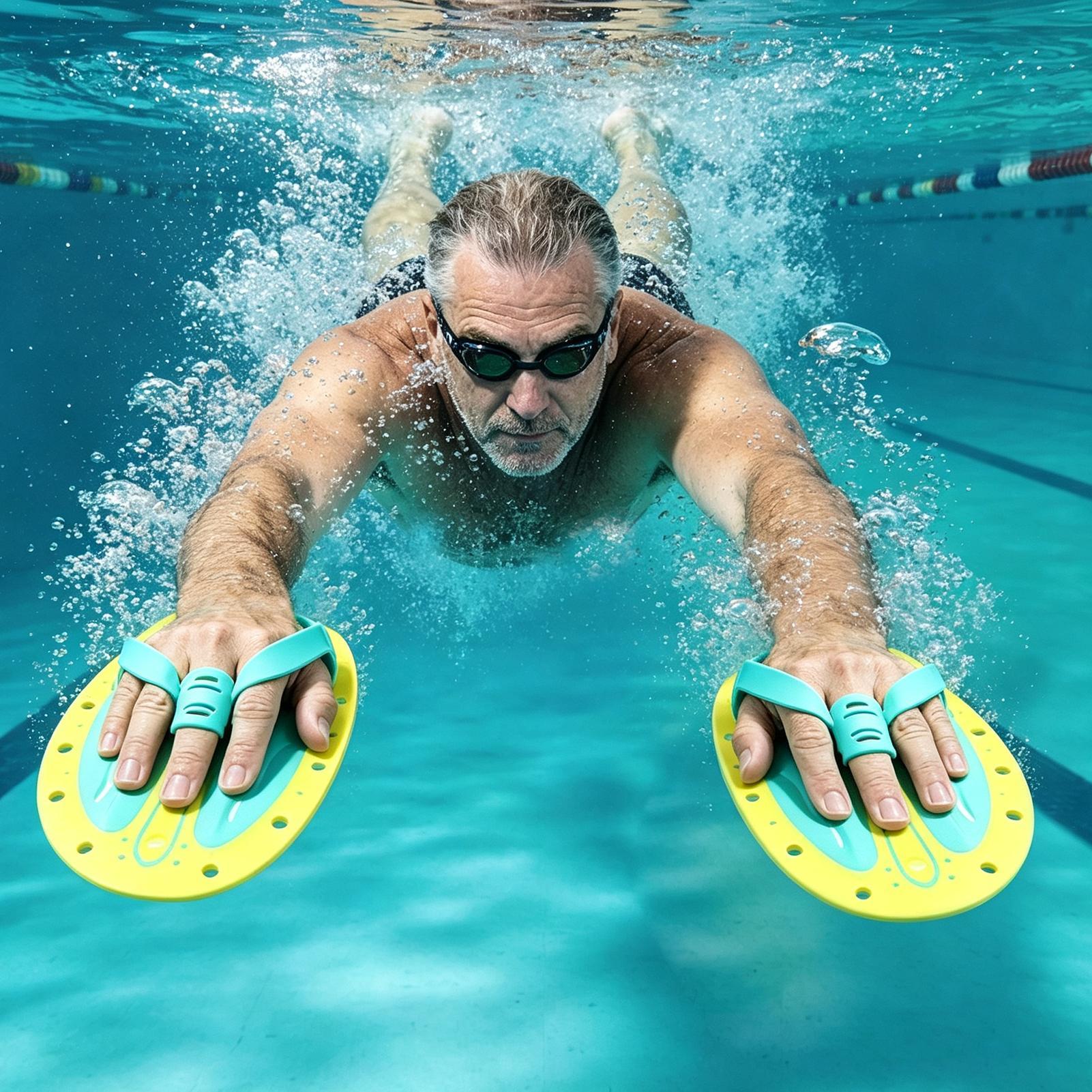 スイムパドル 水泳練習用具 調節可能なストラップ付き 水泳練 - Swim Fins のレビューと価格