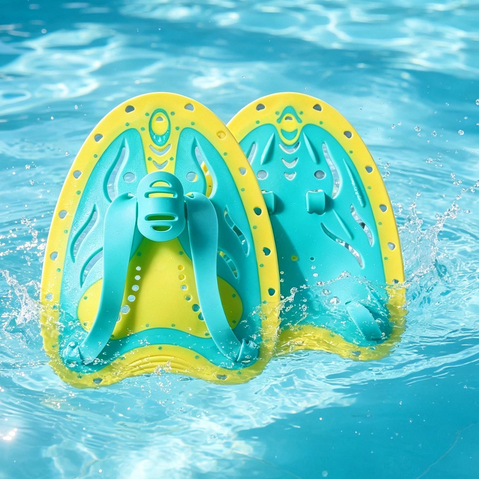 スイムパドル 水泳練習用具 調節可能なストラップ付き 水泳練 - Swim Fins のレビューと価格