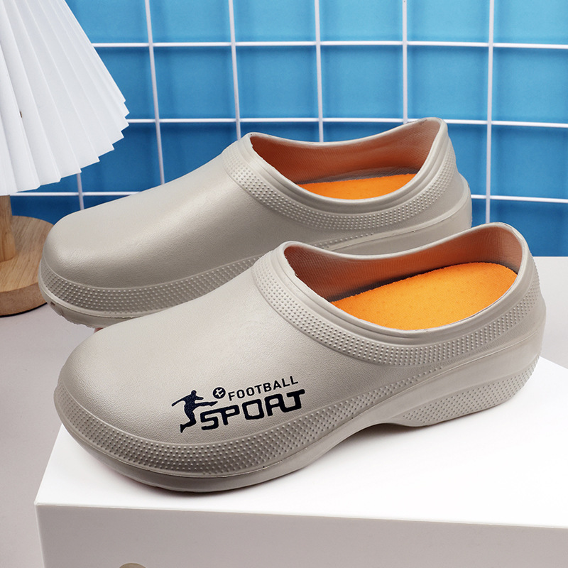 メンズ用作業靴、防水・滑り止め・耐油性、シェフシューズ、超軽 - Water Shoes のレビューと価格