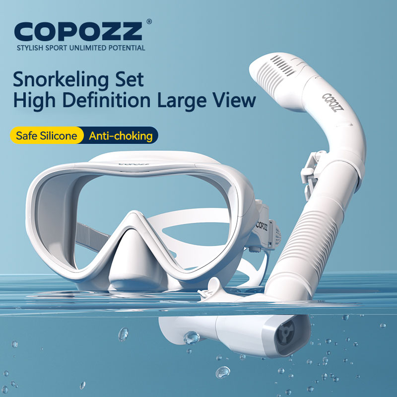 COPOZZ 新しいダイビングマスクフルビジョンマスク水中シ - Snorkel Set のレビューと価格